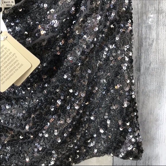 Haute Hippie Caviar Sequin Zebra Mini Medium New! - Picture 5 of 8